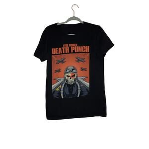 Five finger death punch graphic tee no size compares to a medium